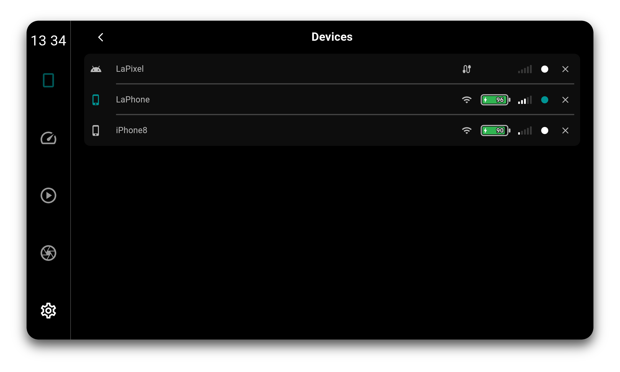 Connected devices